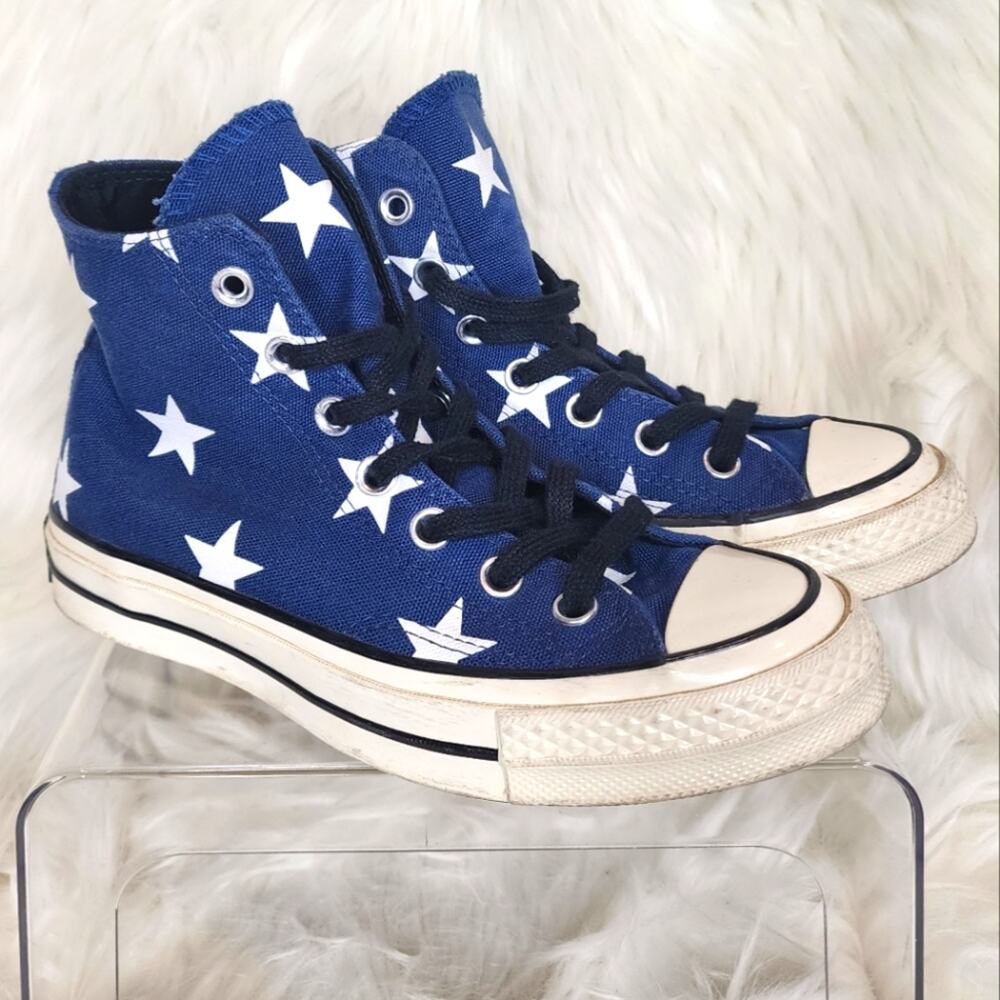 Converse All Star CHUCK 70 HI | Navy with White Stars | 5.5